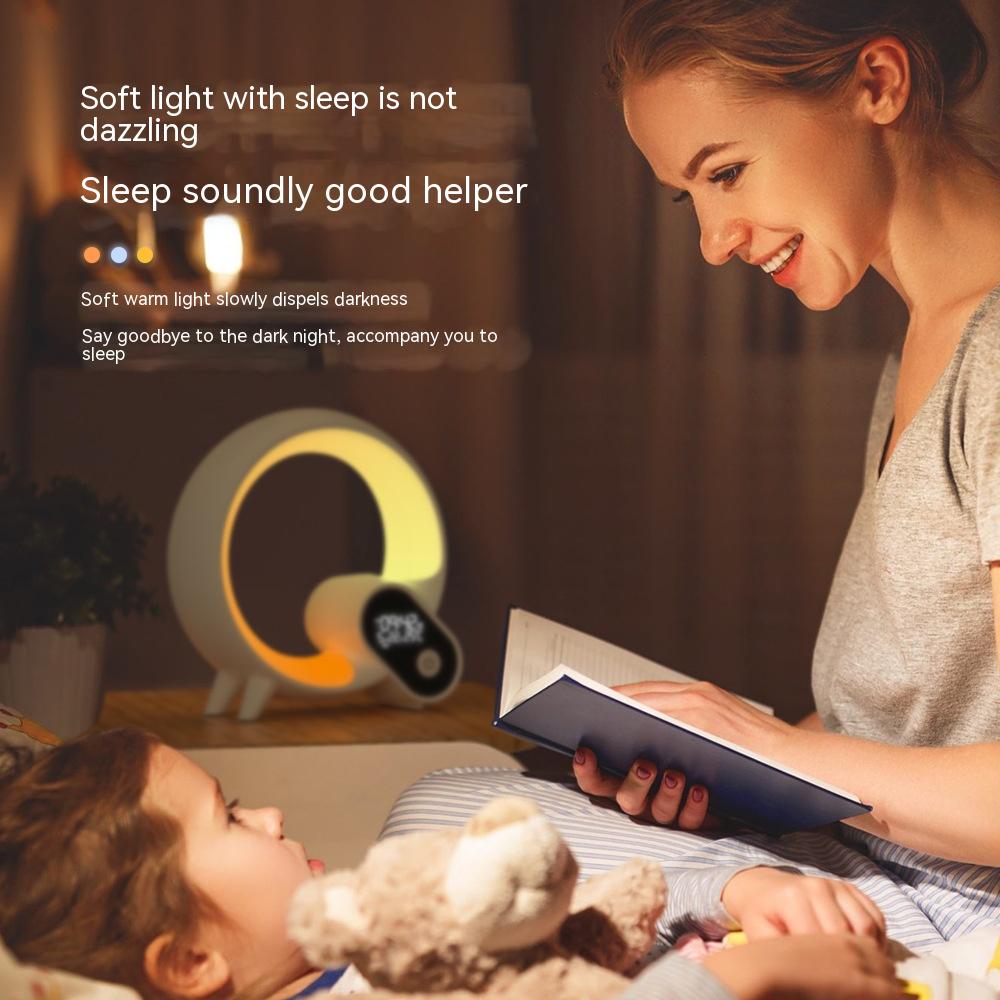 Q Shape Wake-Up Light Sunrise Alarm Clock