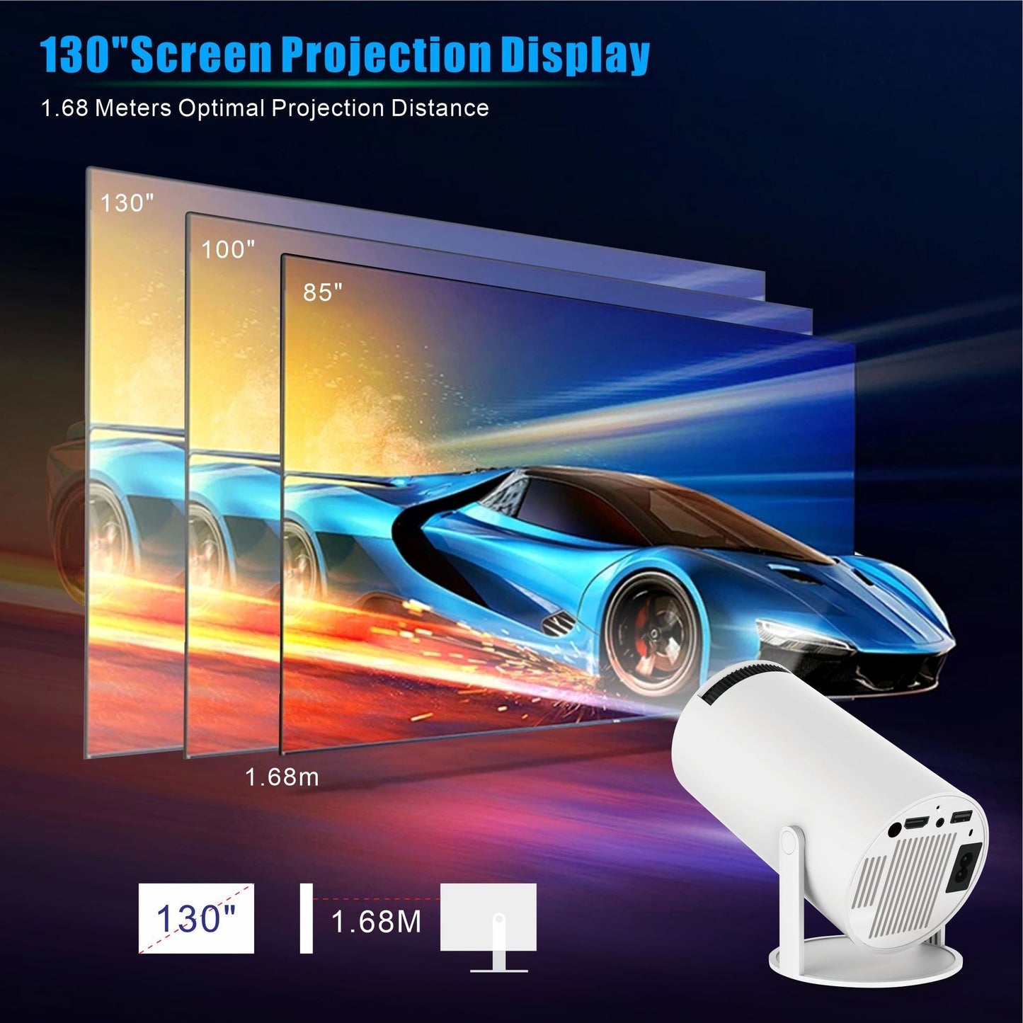 Home Theater Portable Projector