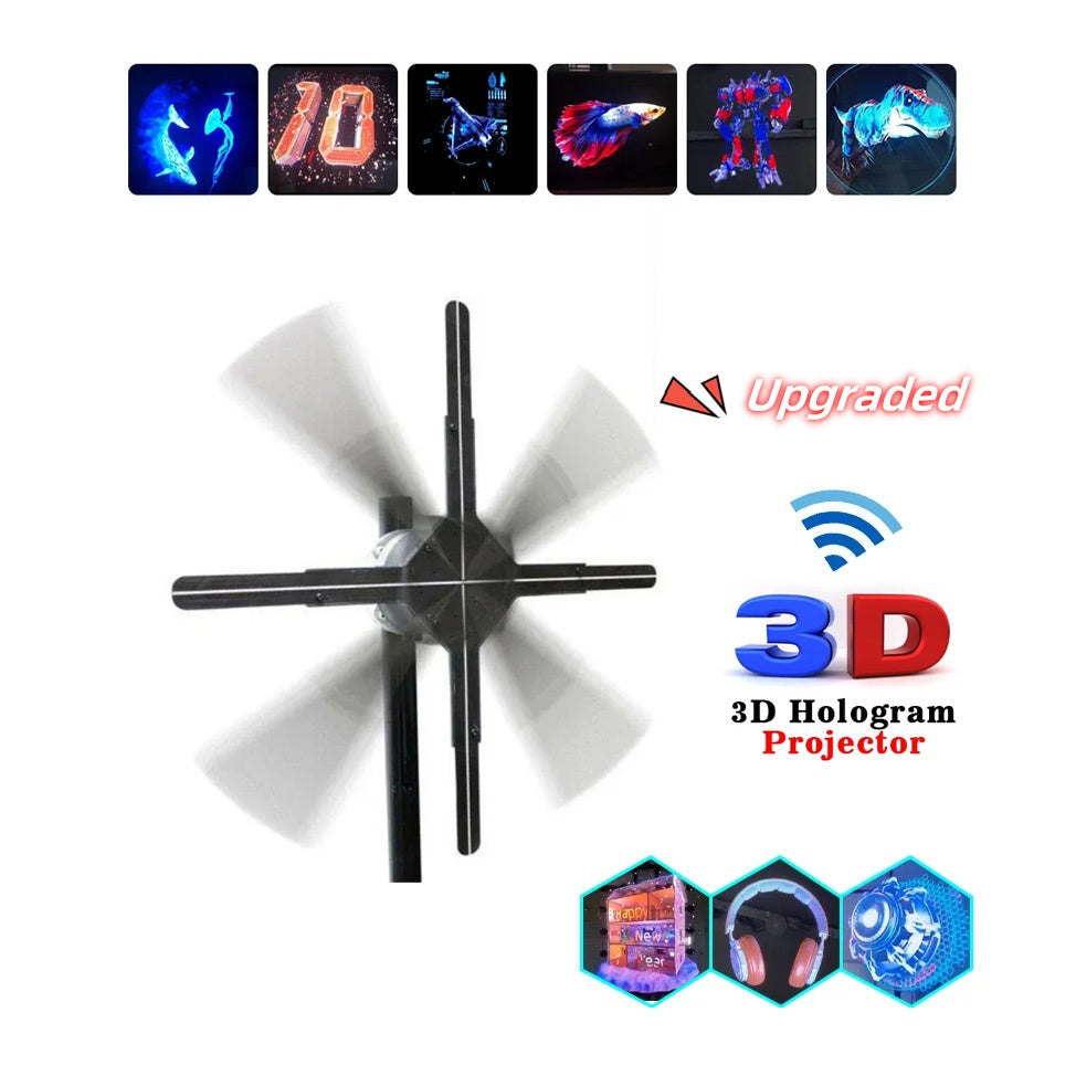All New 3D Holographic Fan