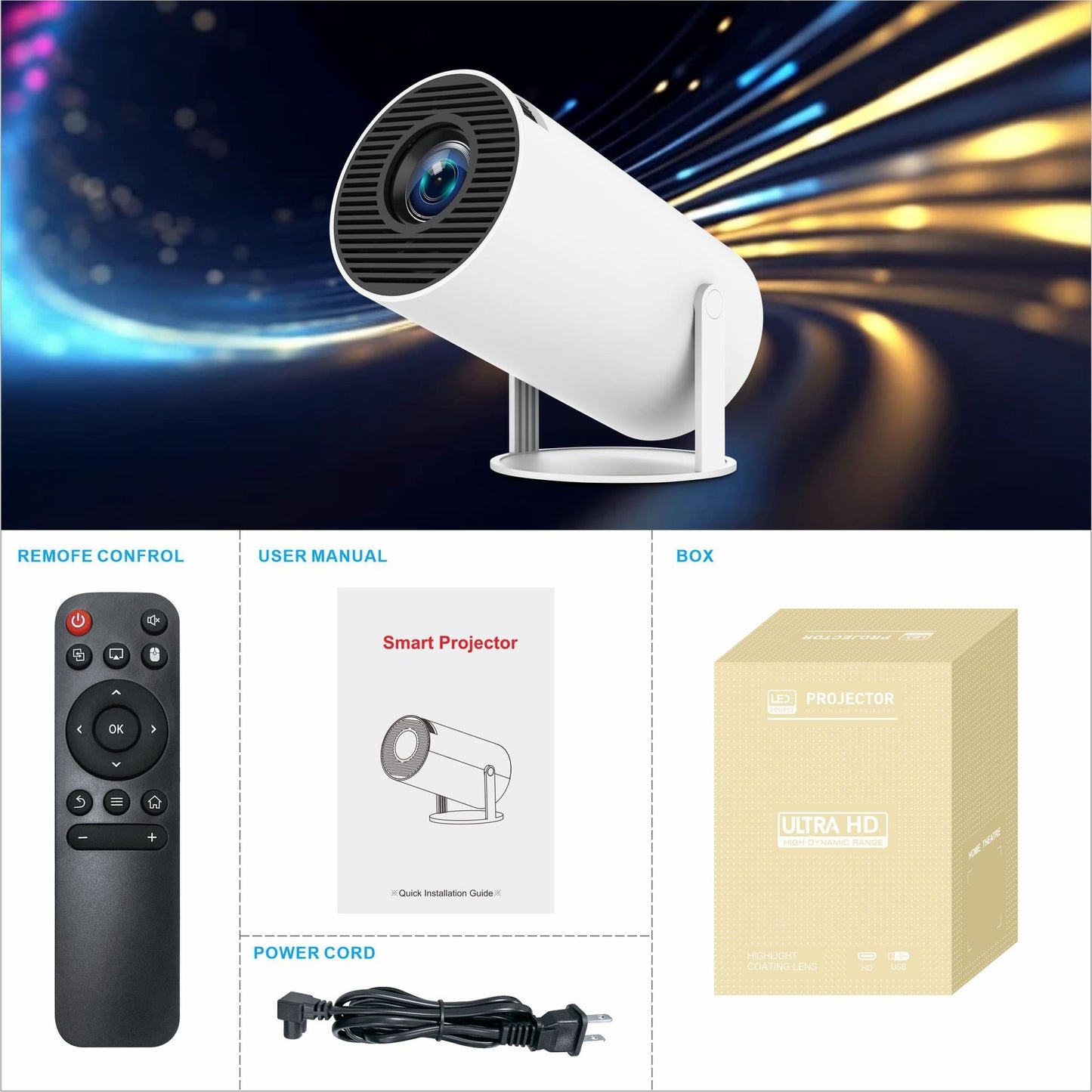 Home Theater Portable Projector