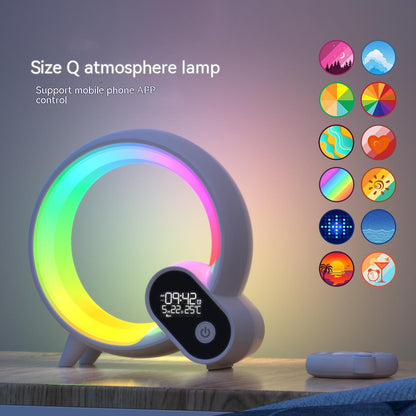 Q Shape Wake-Up Light Sunrise Alarm Clock